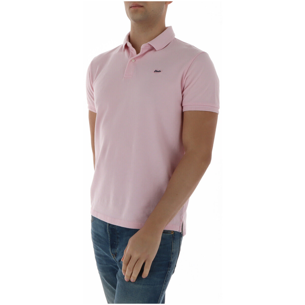 Superdry Polo Uomo Superdry M1110452A pink  pink