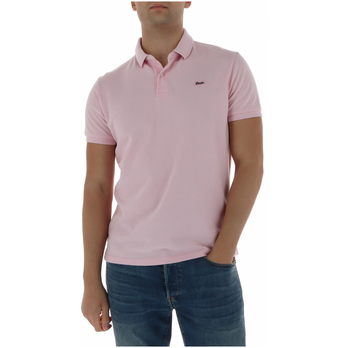 Superdry Polo Uomo Superdry M1110452A pink  pink