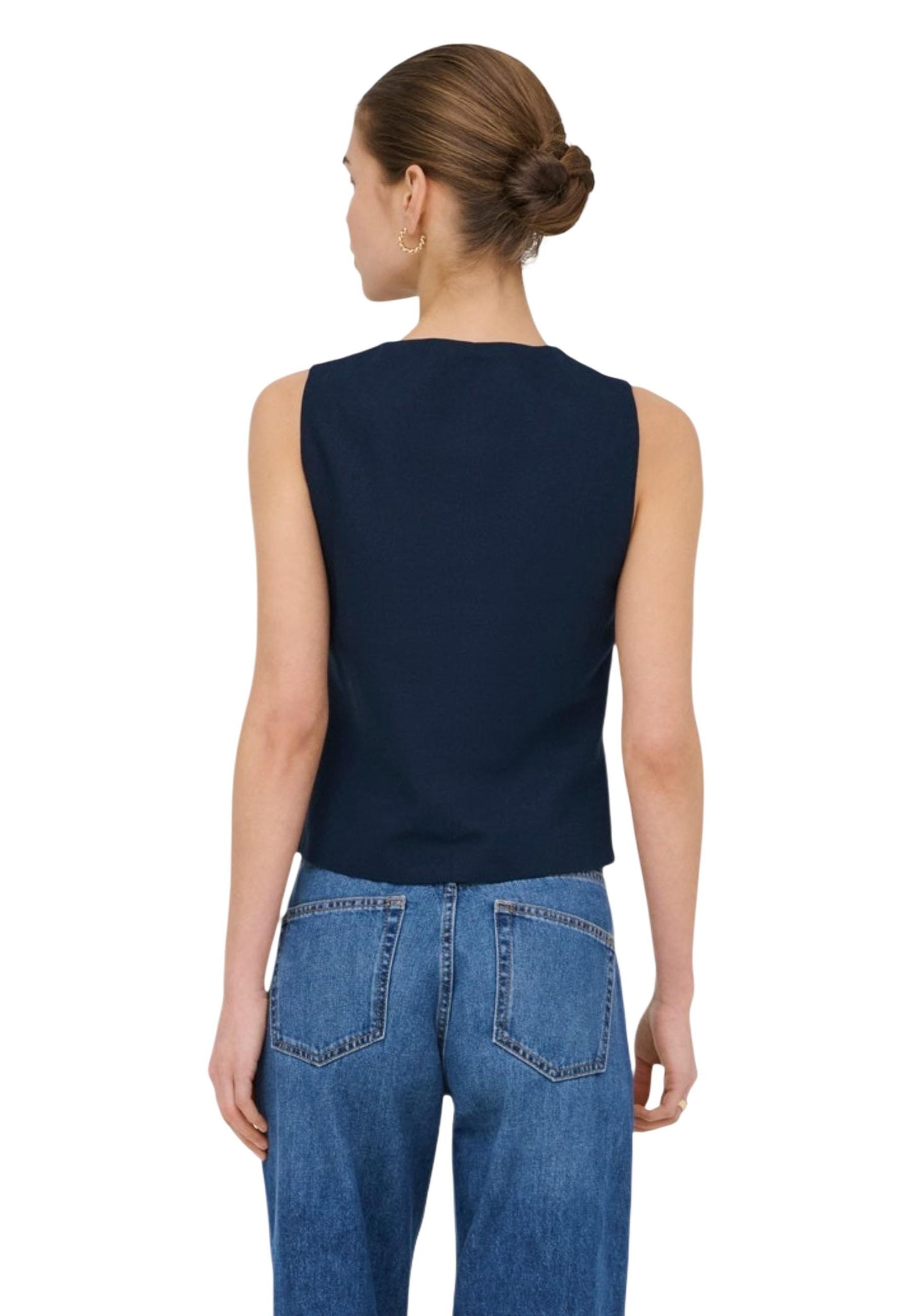 Only Gilet Donna Only 15363724 blue  blue