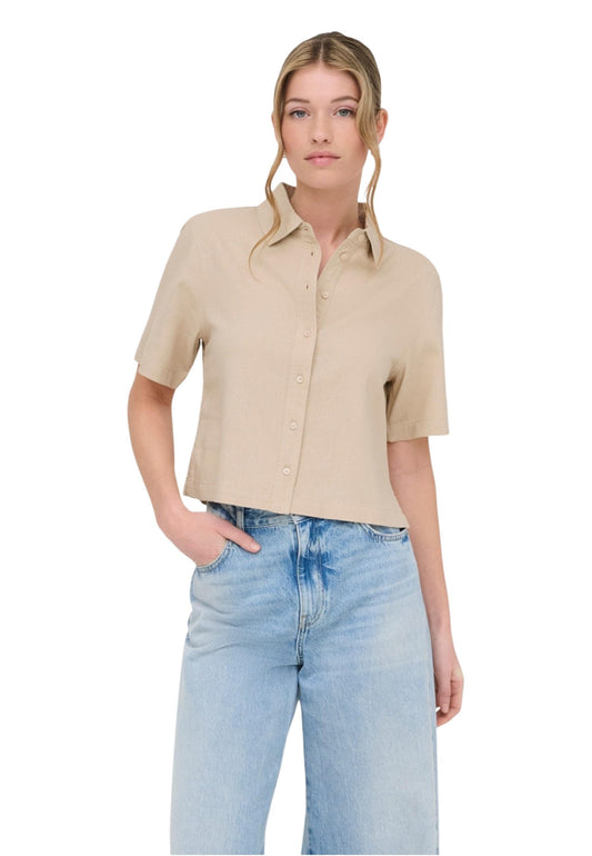 Only Camicia Donna Only 15363701 beige  beige