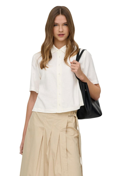 Only Camicia Donna Only 15363701 white  white