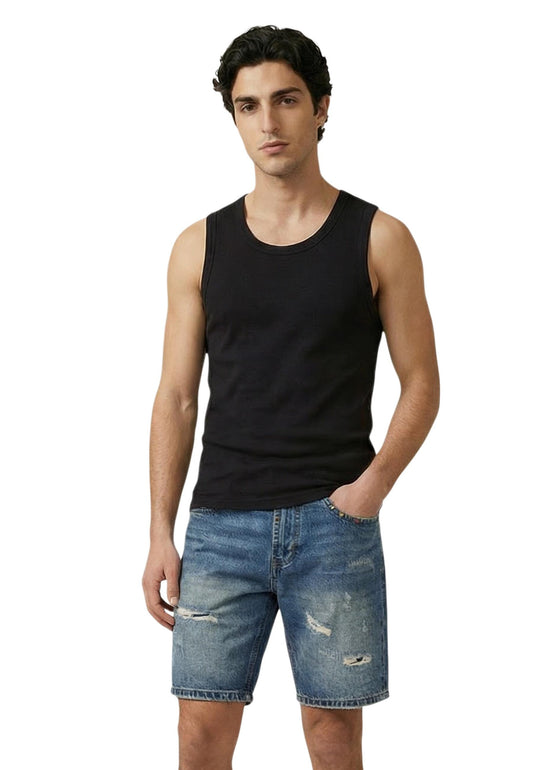 Gianni Lupo Canotta Uomo Gianni Lupo GL20001Q-S26 black  black