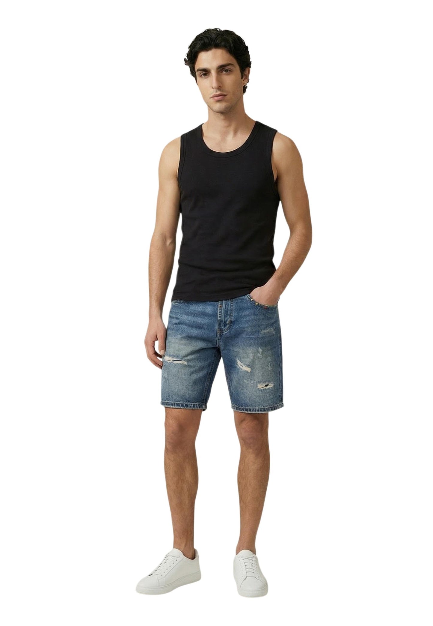 Gianni Lupo Canotta Uomo Gianni Lupo GL20001Q-S26 black  black