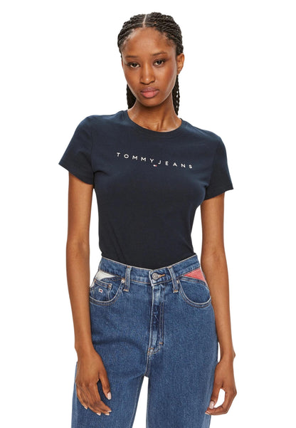 Tommy Hilfiger Jeans T-Shirt Donna Tommy Hilfiger Jeans DW0DW18398 blue  blue