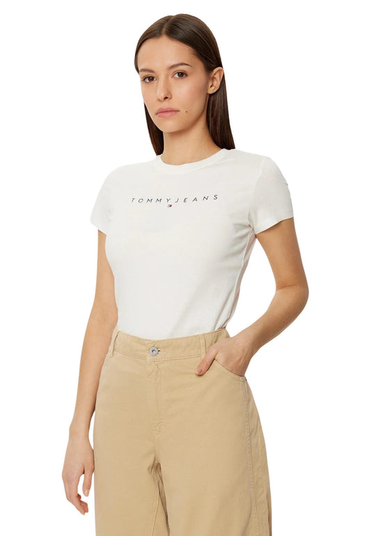 Tommy Hilfiger Jeans T-Shirt Donna Tommy Hilfiger Jeans DW0DW18398 beige  beige