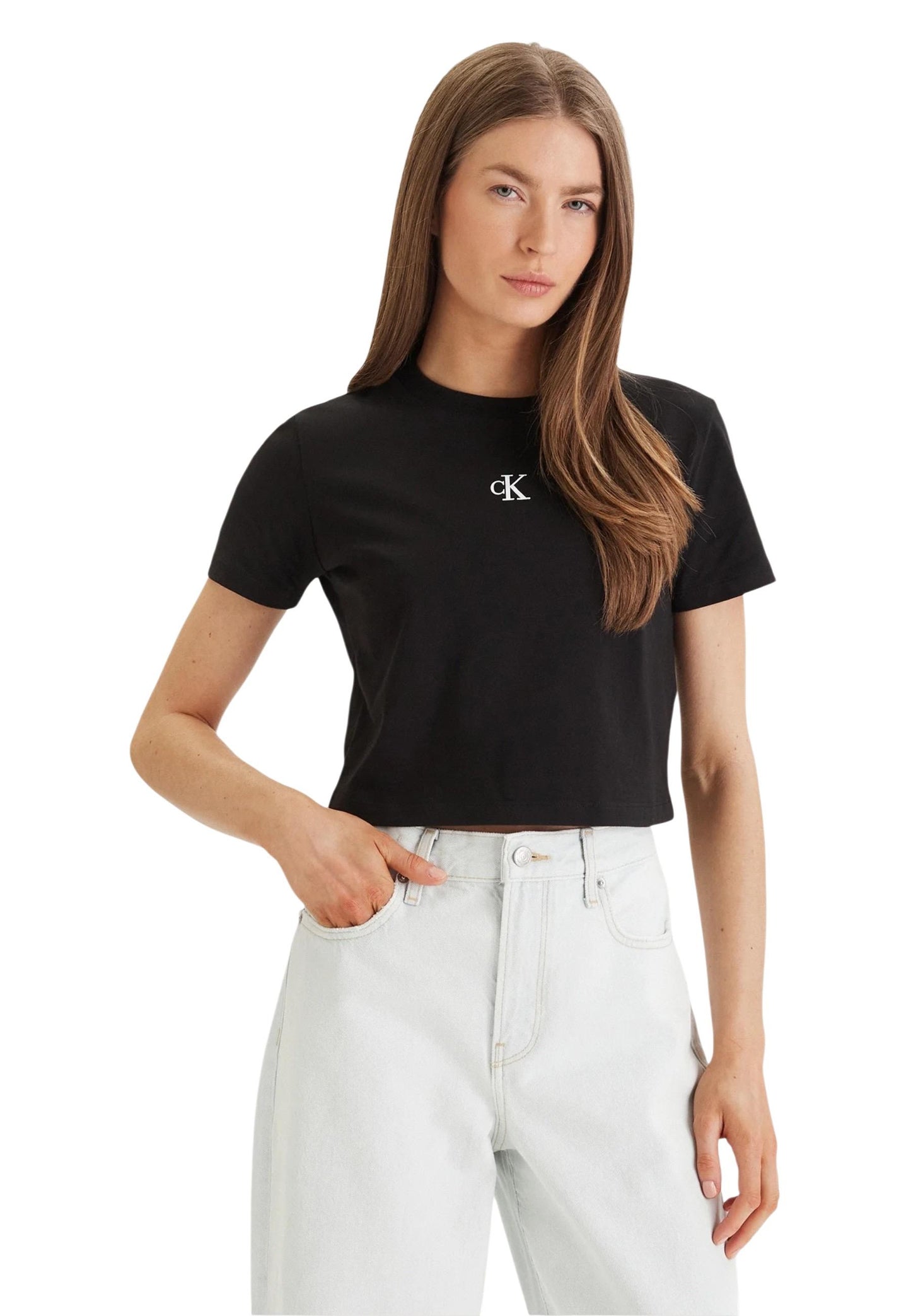 Calvin Klein Jeans T-Shirt Donna Calvin Klein Jeans LV047AB213 black  black