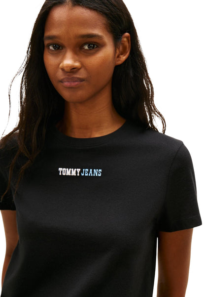 Tommy Hilfiger Jeans T-Shirt Donna Tommy Hilfiger Jeans DW0DW22277 black  black