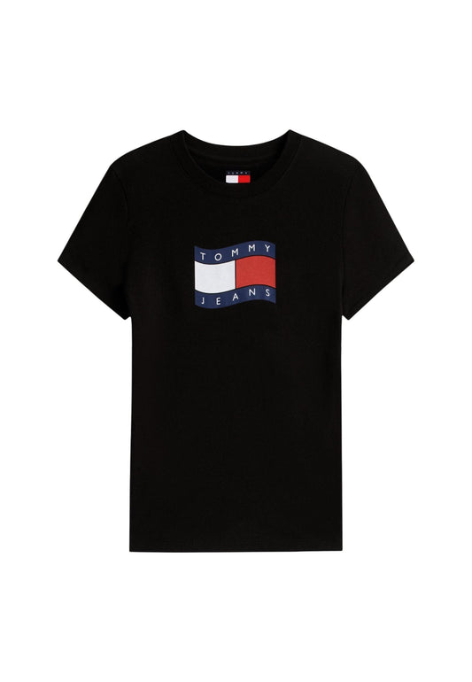 Tommy Hilfiger Jeans T-Shirt Donna Tommy Hilfiger Jeans DW0DW22781 black  black