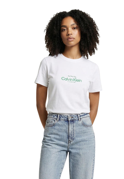Calvin Klein Jeans T-Shirt Donna Calvin Klein Jeans LV047F810G white  white