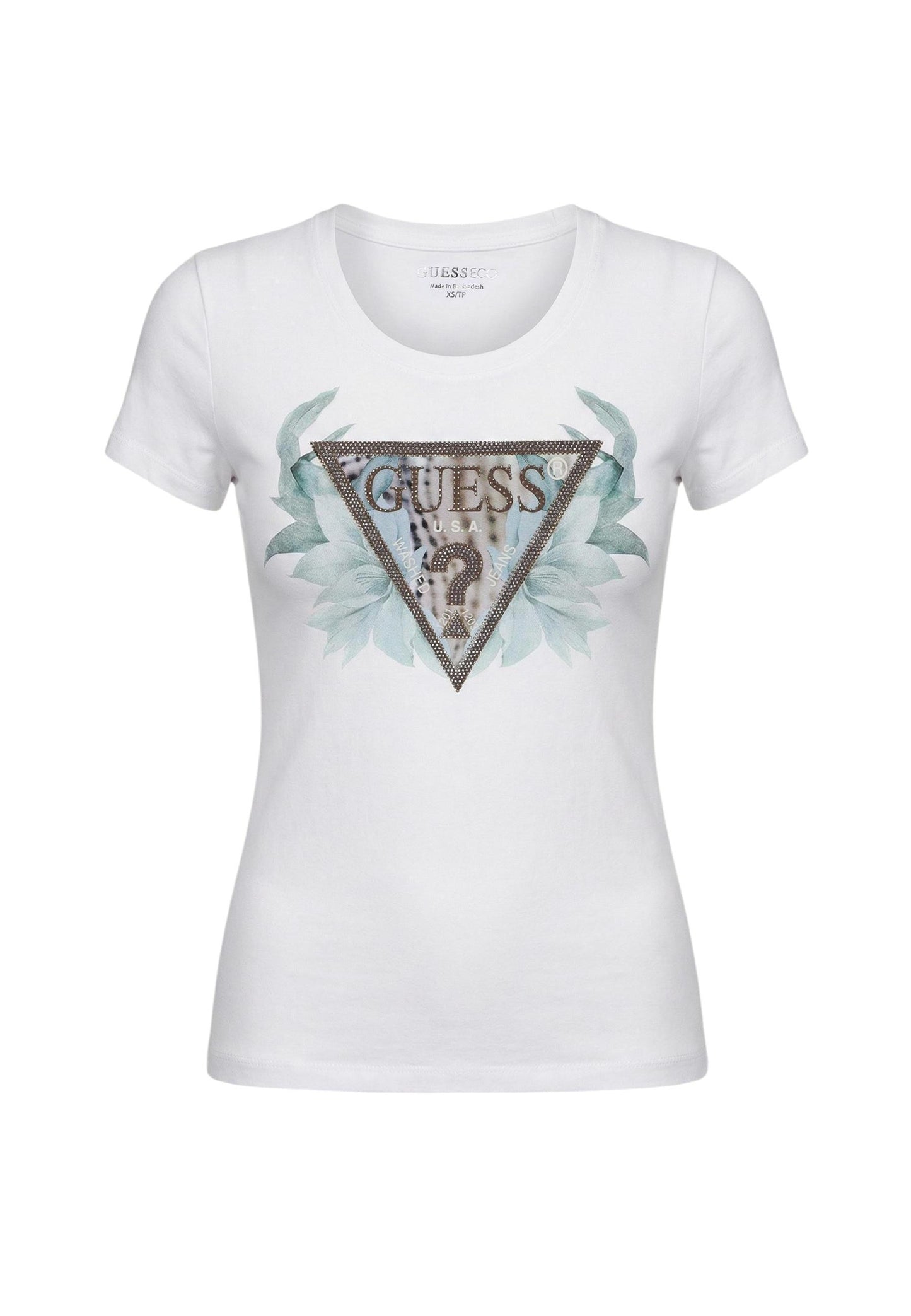 Guess T-Shirt Donna Guess W6GI12 K3027 white  white