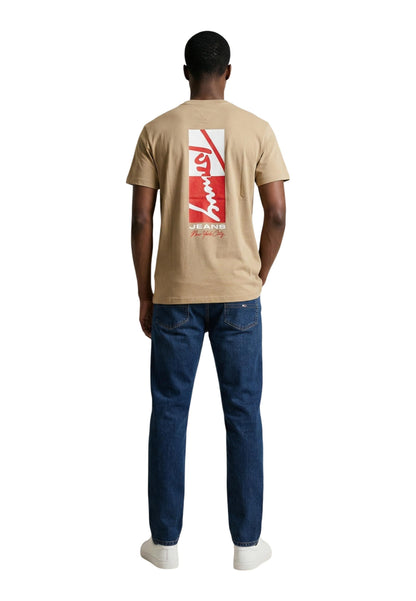 Tommy Hilfiger Jeans T-Shirt Uomo Tommy Hilfiger Jeans DM0DM22532 beige  beige