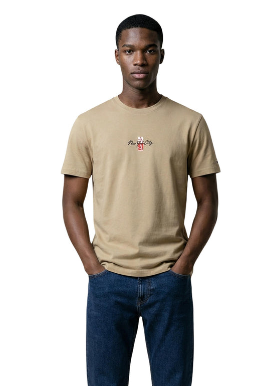 Tommy Hilfiger Jeans T-Shirt Uomo Tommy Hilfiger Jeans DM0DM22532 beige  beige