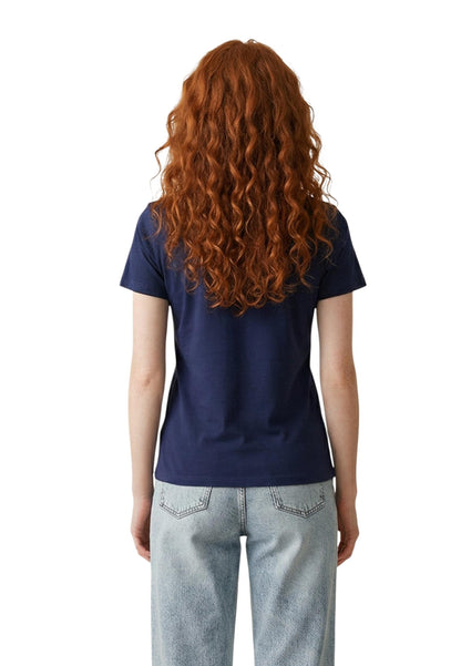 Guess T-Shirt Donna Guess V6GI07 K2968 blue  blue