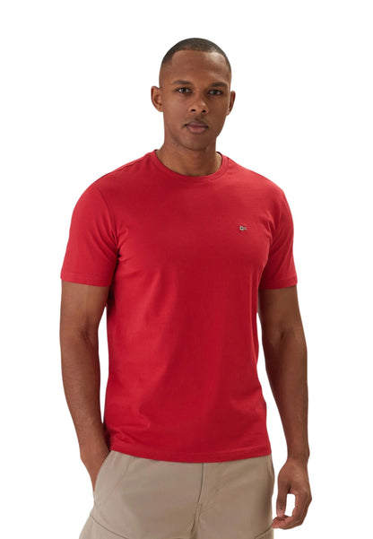 Napapijri T-Shirt Uomo Napapijri NP0A4H8D red  red