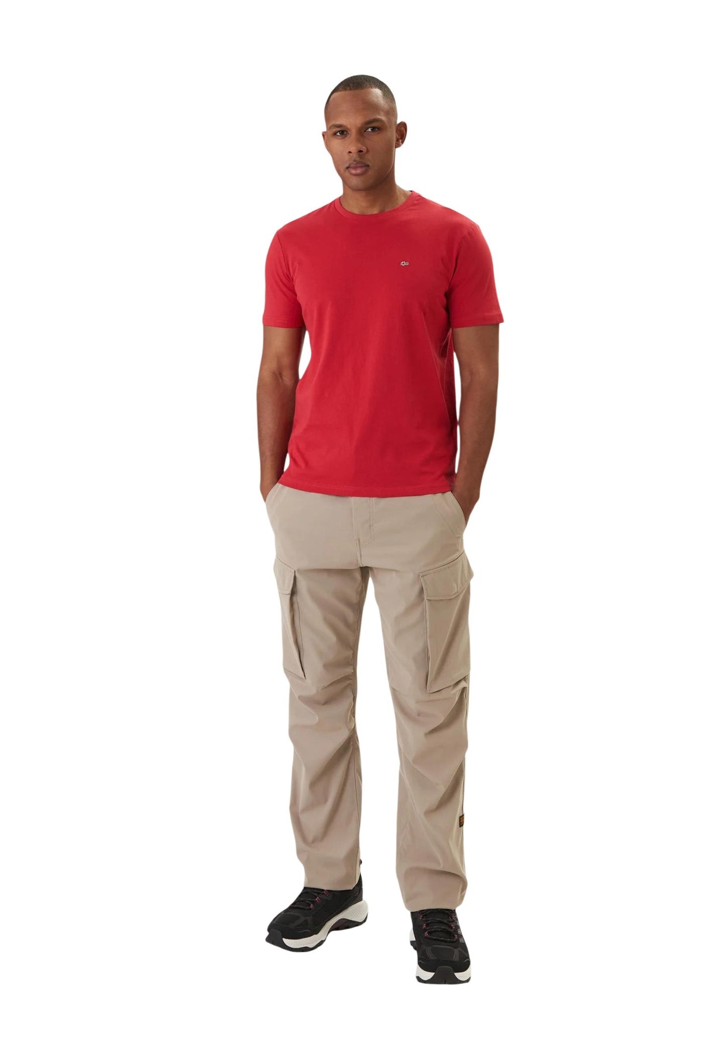 Napapijri T-Shirt Uomo Napapijri NP0A4H8D red  red