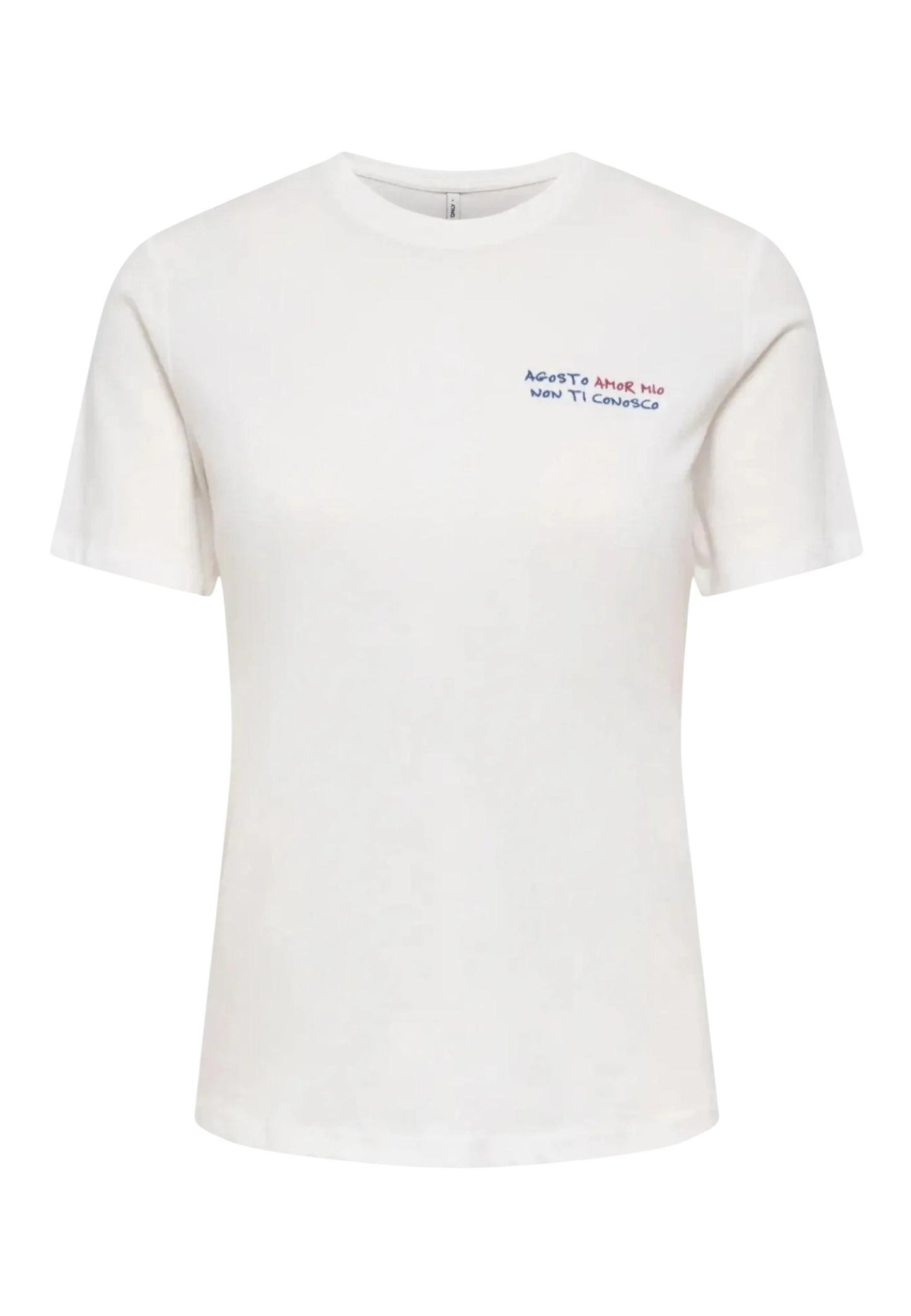 Only T-Shirt Donna Only 15368637 white  white