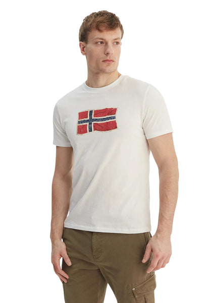 Napapijri T-Shirt Uomo Napapijri NP0A4FZB beige  beige