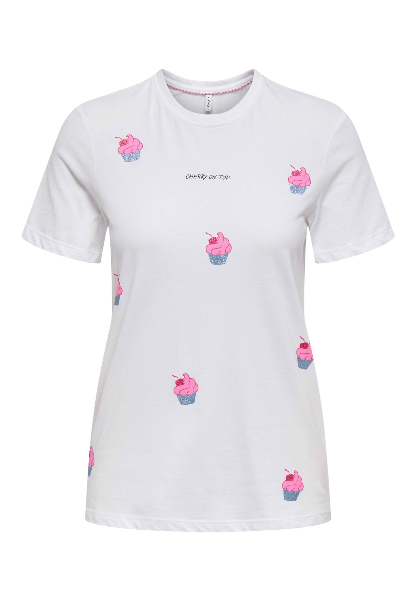 Only T-Shirt Donna Only 15368885 white  white
