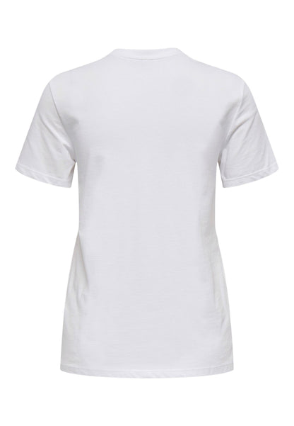 Only T-Shirt Donna Only 15368885 white  white