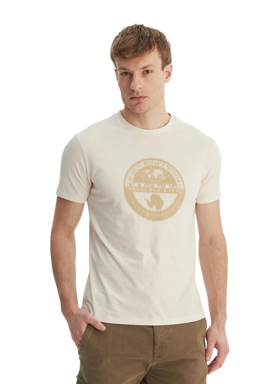 Napapijri T-Shirt Uomo Napapijri NP0A4FZB white  white