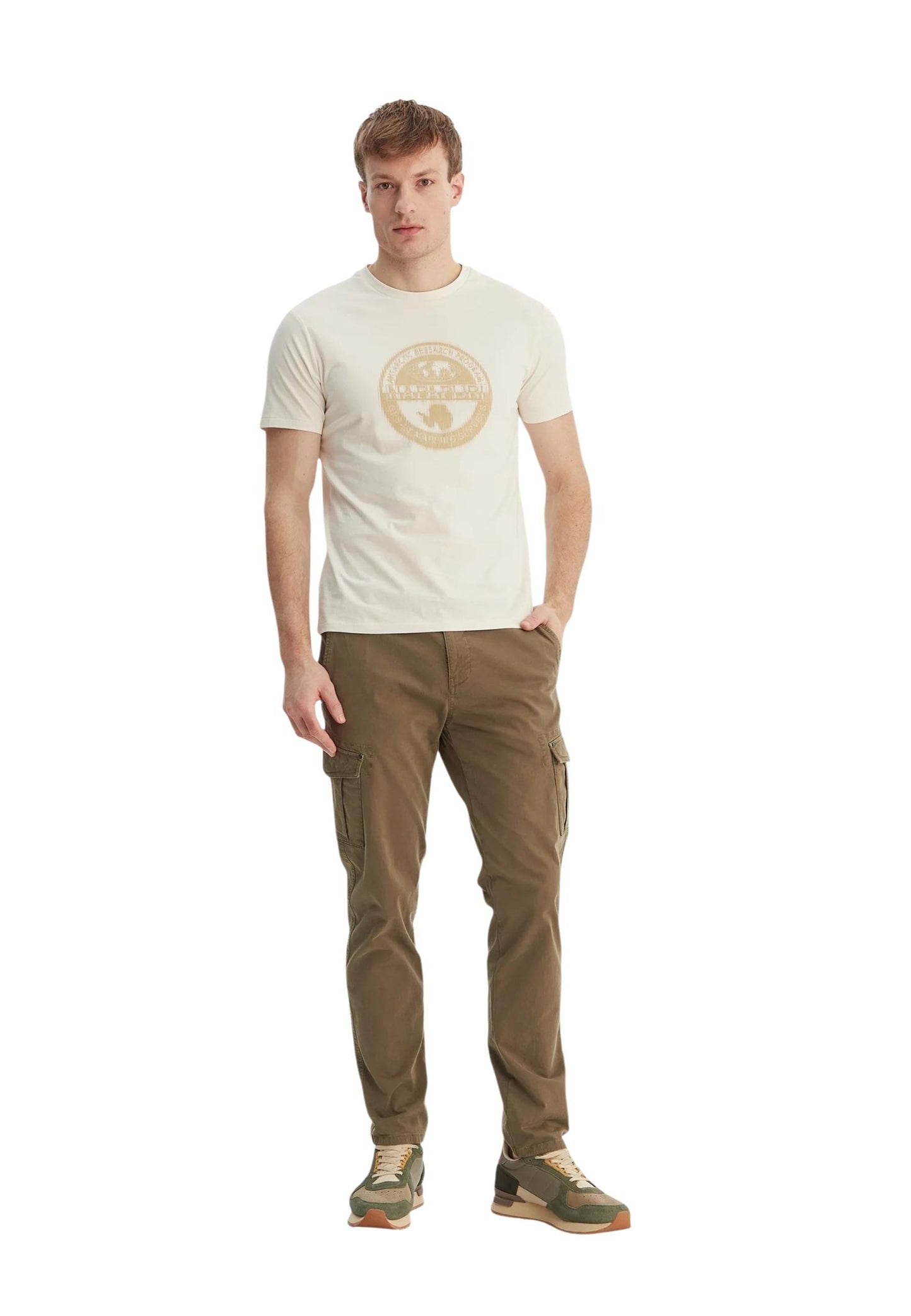 Napapijri T-Shirt Uomo Napapijri NP0A4FZB white  white