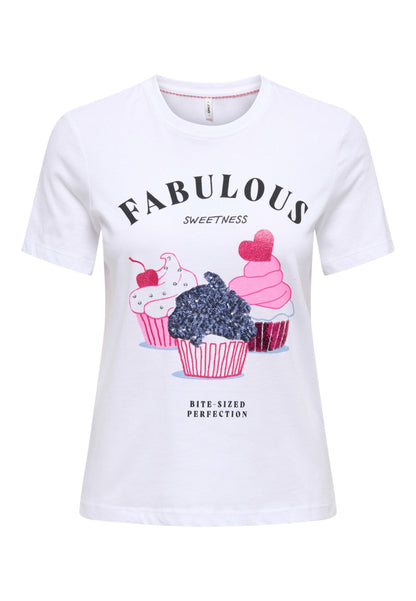 Only T-Shirt Donna Only 15368885 beige  beige