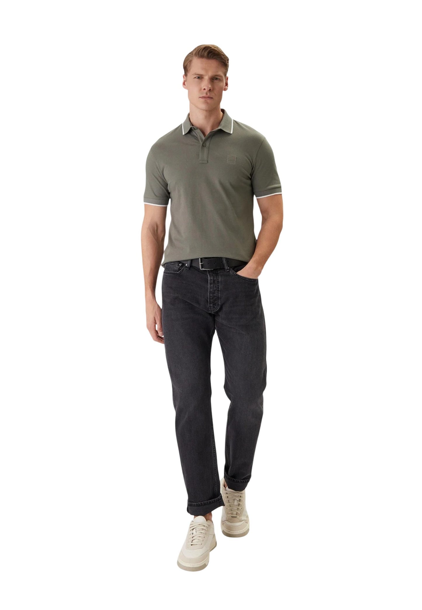 Boss Polo Uomo Boss 50507699 grey  grey