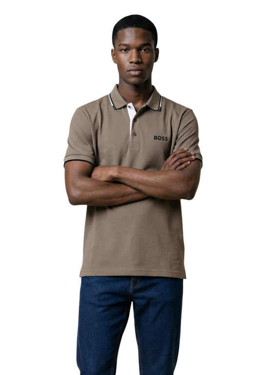 Boss Polo Uomo Boss 50469102 beige  beige