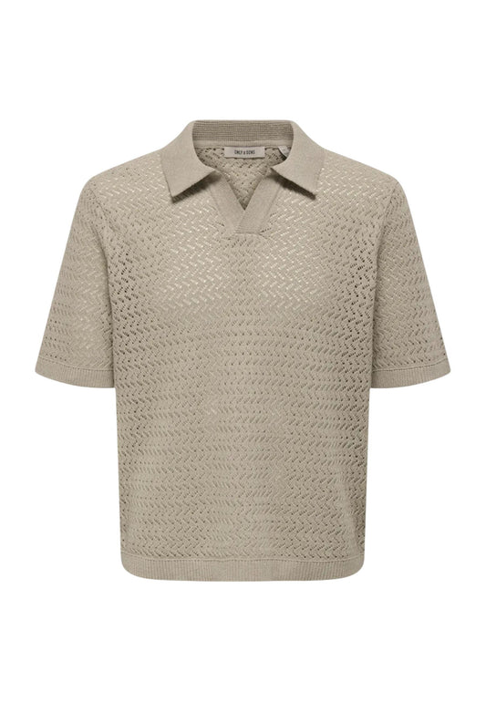 Only & Sons Polo Uomo Only & Sons 22037952 beige  beige