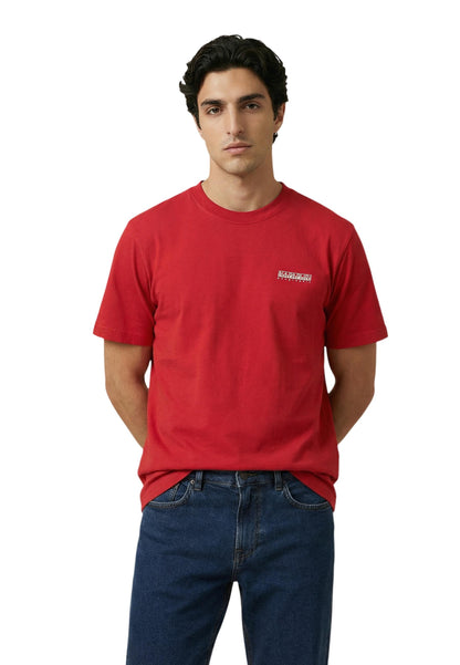 Napapijri T-Shirt Uomo Napapijri NP0A88TR red  red