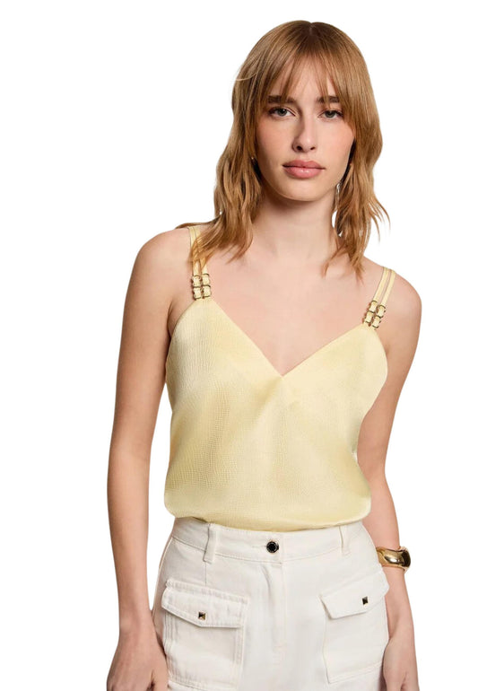 Morgan De Toi Top Donna Morgan De Toi 242-OLAFI yellow  yellow