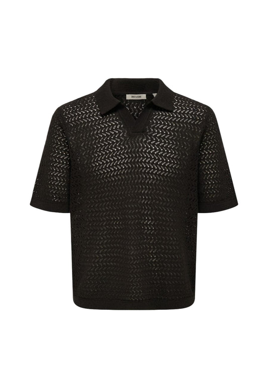 Only & Sons Polo Uomo Only & Sons 22037952 black  black