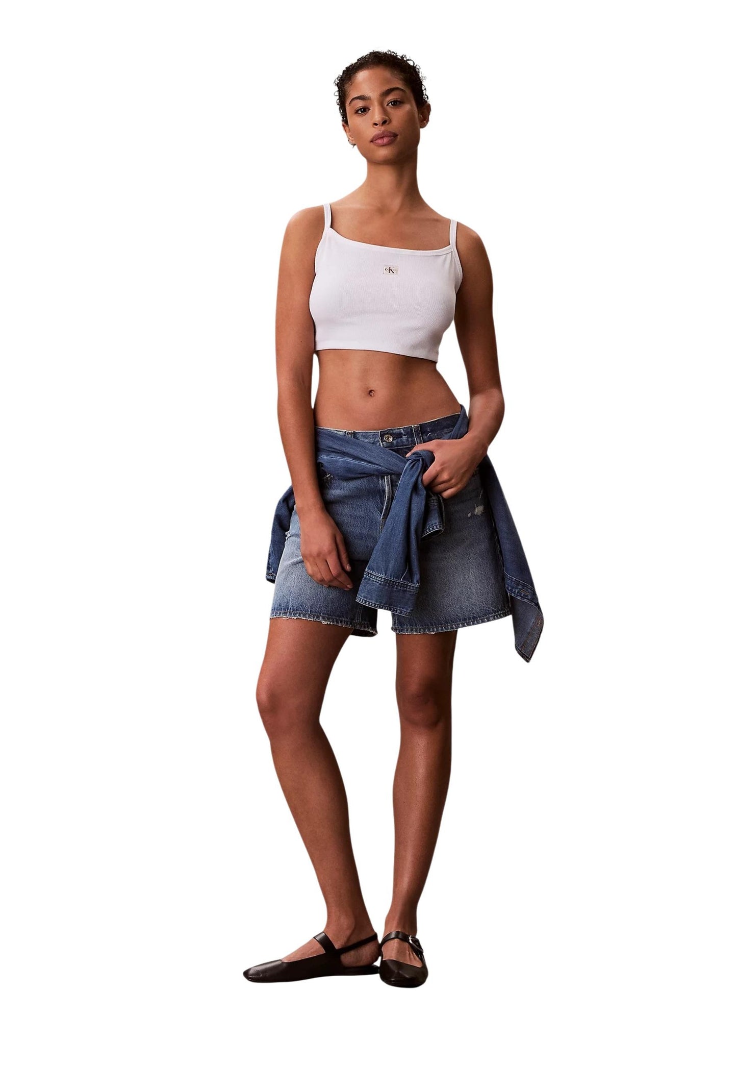 Calvin Klein Jeans Top Donna Calvin Klein Jeans LV047F221G white  white