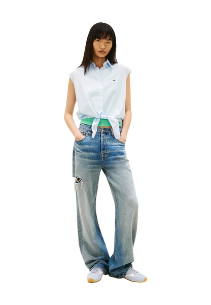 Tommy Hilfiger Jeans Camicia Donna Tommy Hilfiger Jeans DW0DW22212 light blue  light blue