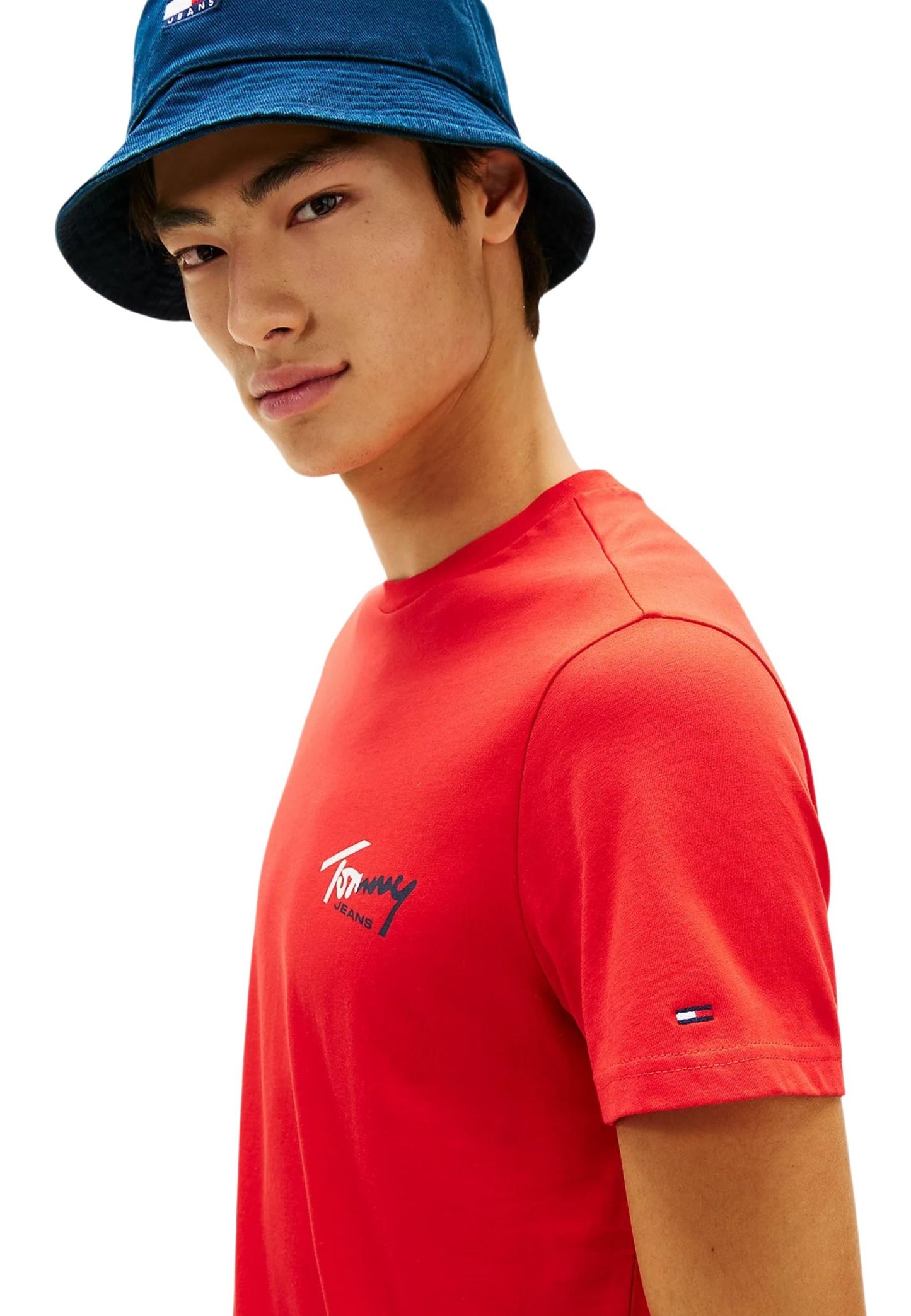 Tommy Hilfiger Jeans T-Shirt Uomo Tommy Hilfiger Jeans DM0DM22538 red  red