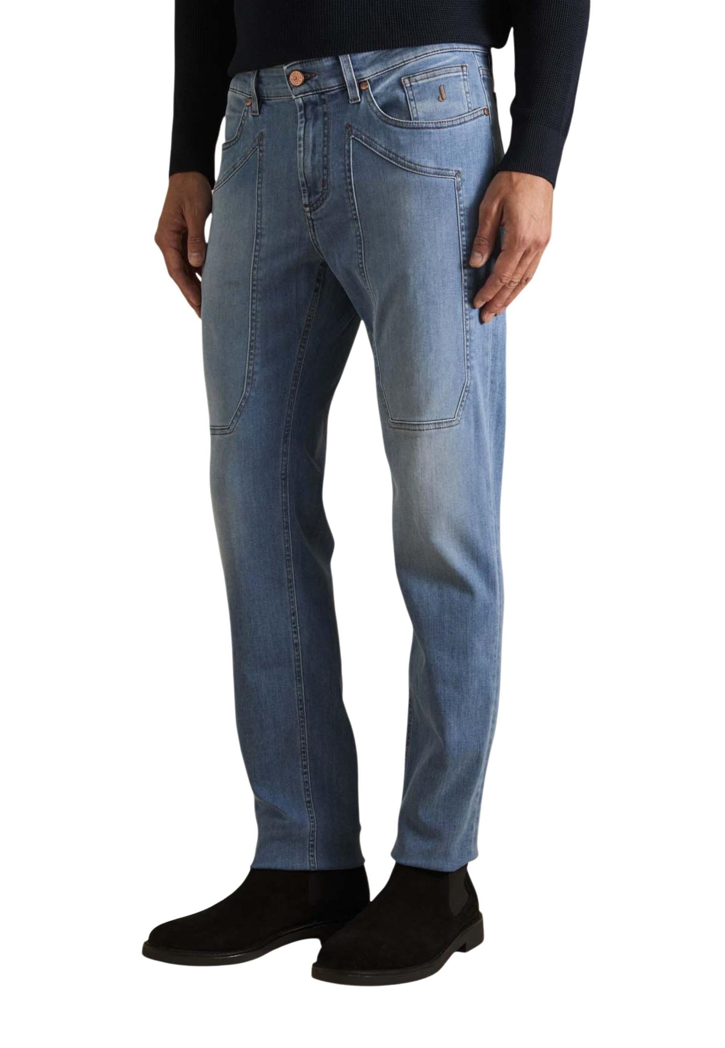 Jeckerson Jeans Uomo Jeckerson JUPPA077JOHN001 DNDTFDENI047 U045 D144 light blue  light blue