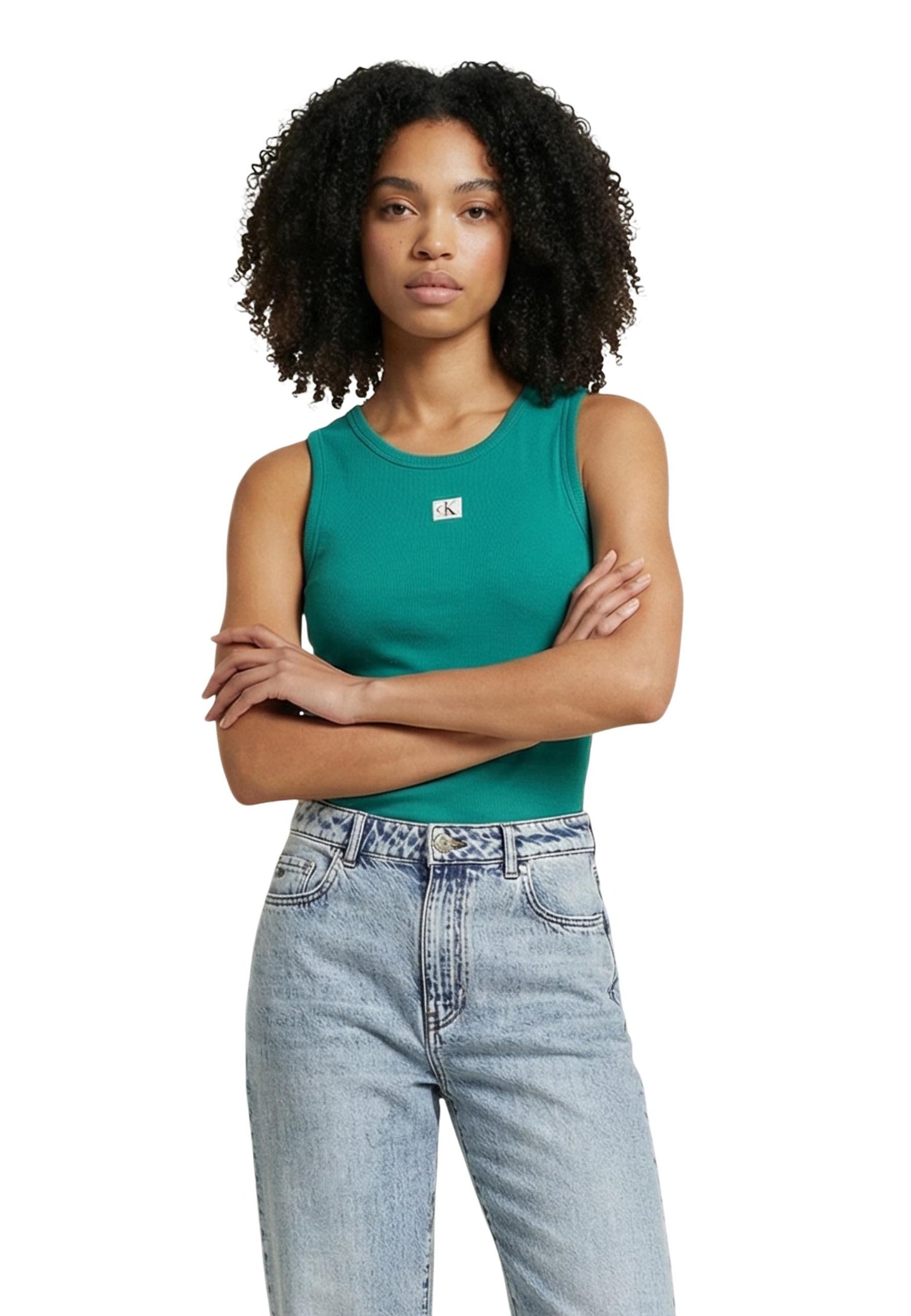 Calvin Klein Jeans Canotta Donna Calvin Klein Jeans LV047F246G green  green