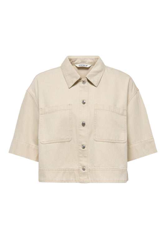 Only Camicia Donna Only 15367375 beige  beige