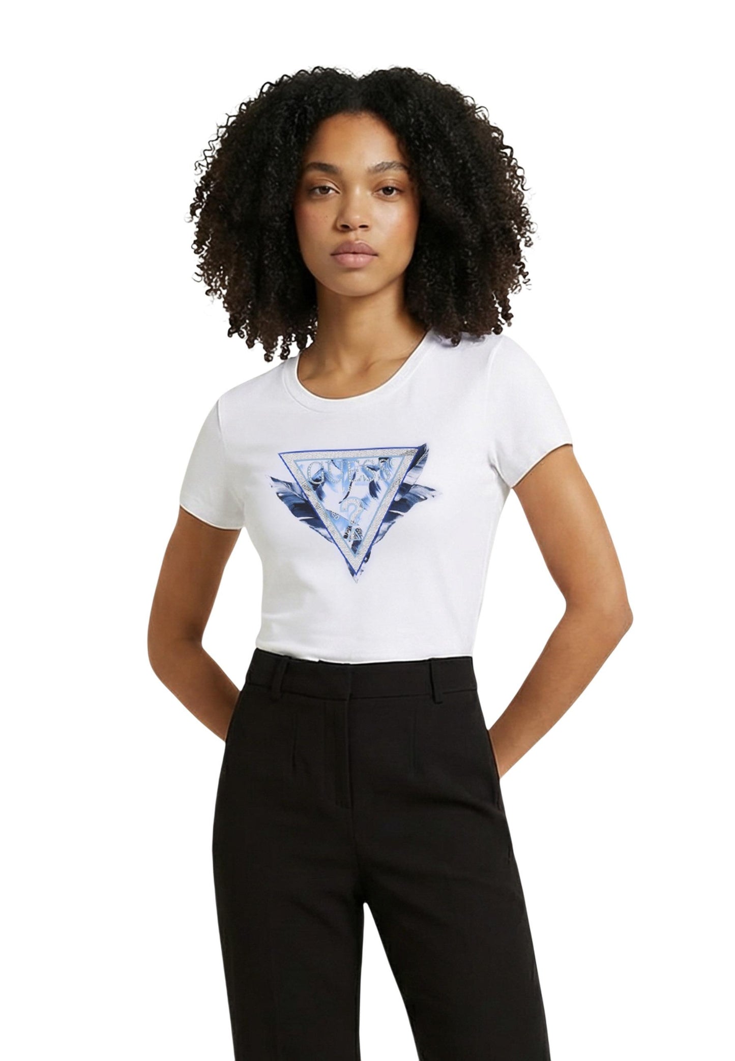 Guess T-Shirt Donna Guess W6GI11 K3026 white  white