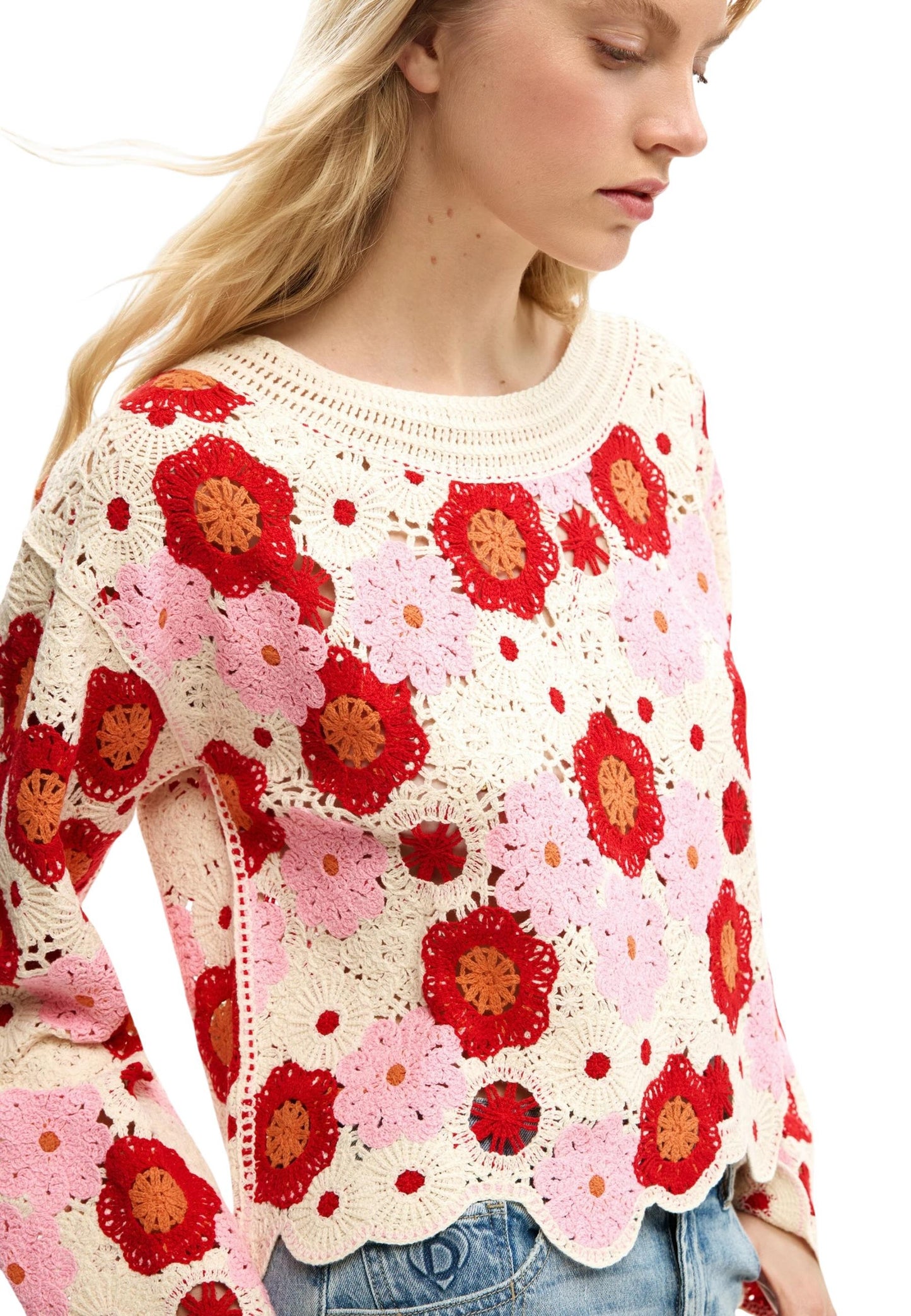 Desigual Maglia Donna Desigual 26SWJF38 beige  beige