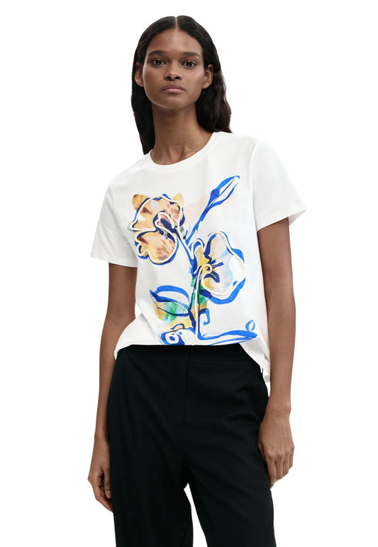 Desigual T-Shirt Donna Desigual 26SWTK38 white  white