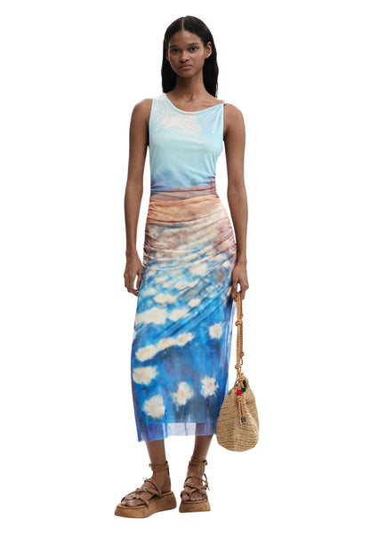 Desigual Abito Donna Desigual 26SWVK28 light blue  light blue