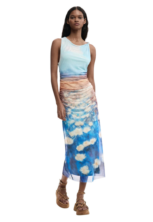 Desigual Abito Donna Desigual 26SWVK28 light blue  light blue