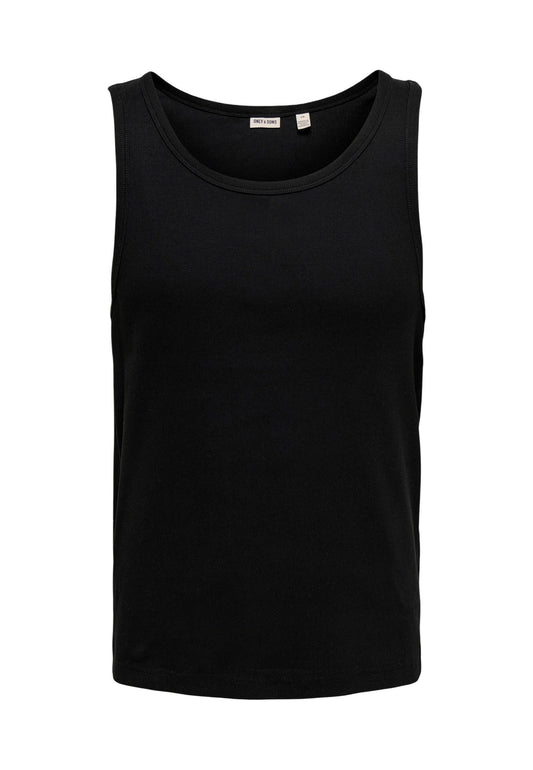Only & Sons Canotta Uomo Only & Sons 22030217 black  black