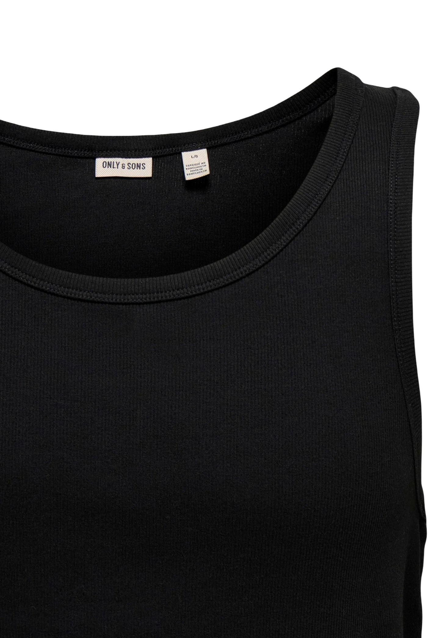 Only & Sons Canotta Uomo Only & Sons 22030217 black  black