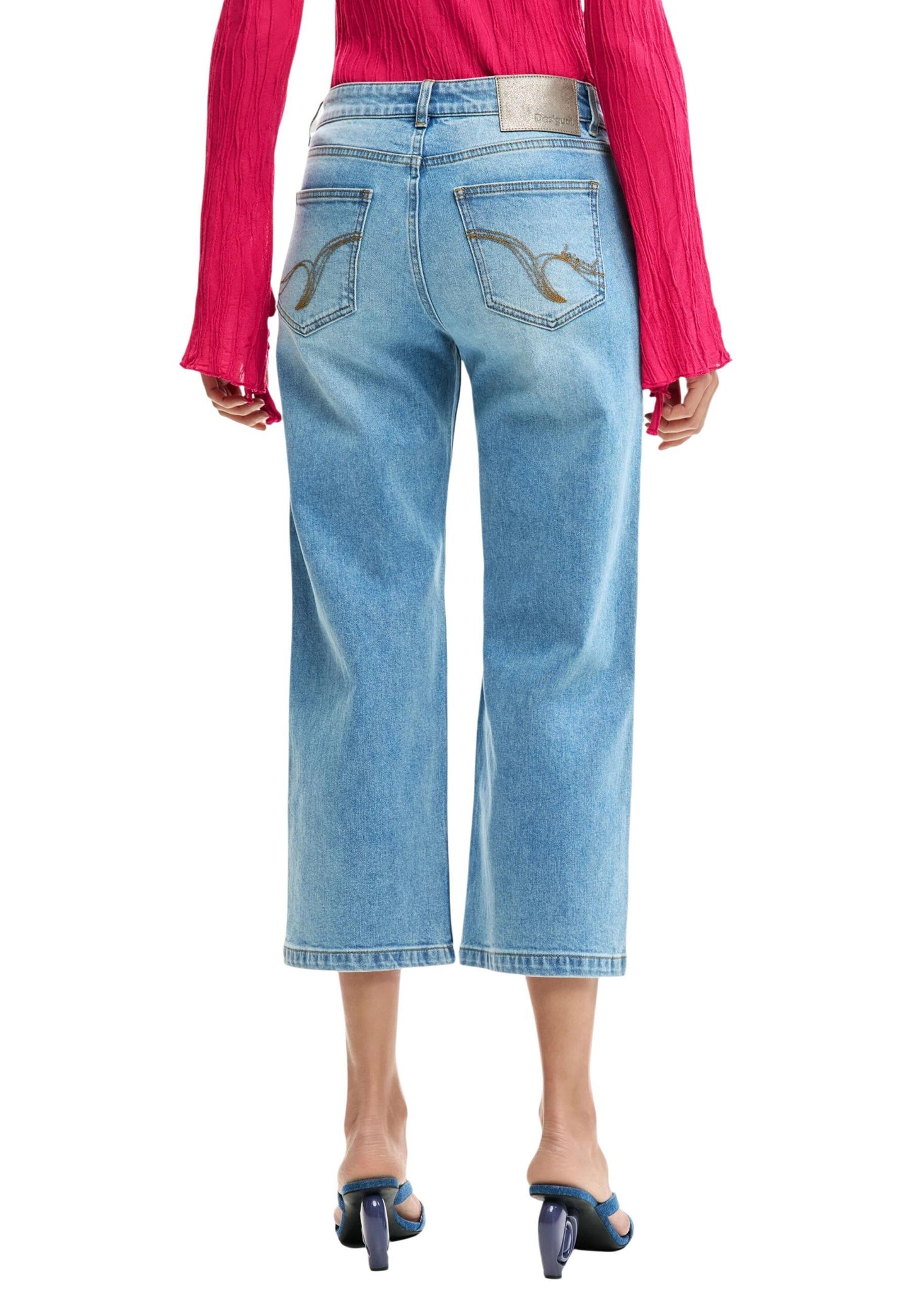 Desigual Jeans Donna Desigual 26SWDD24 light blue  light blue