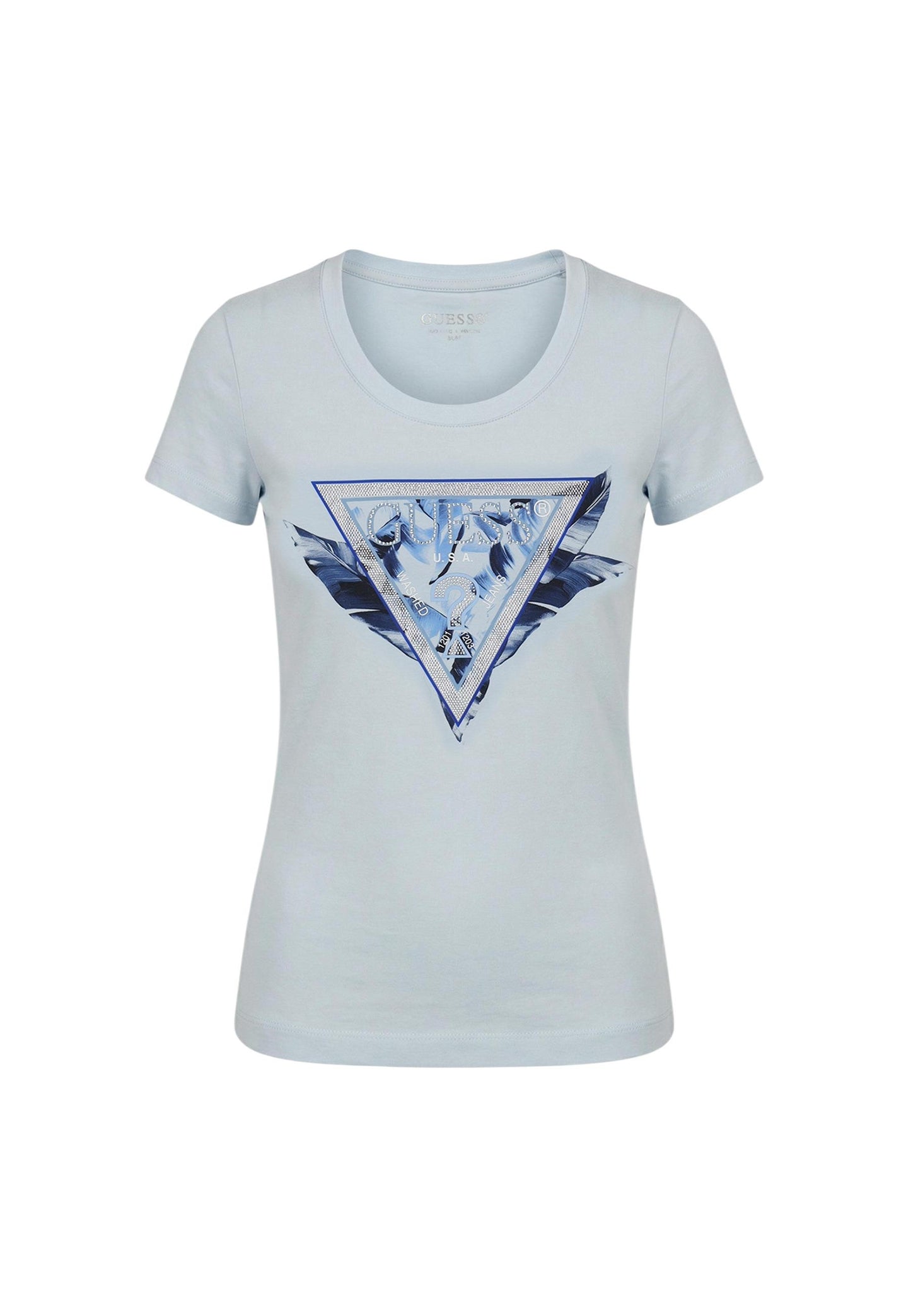 Guess T-Shirt Donna Guess W6GI11 K3026 light blue  light blue