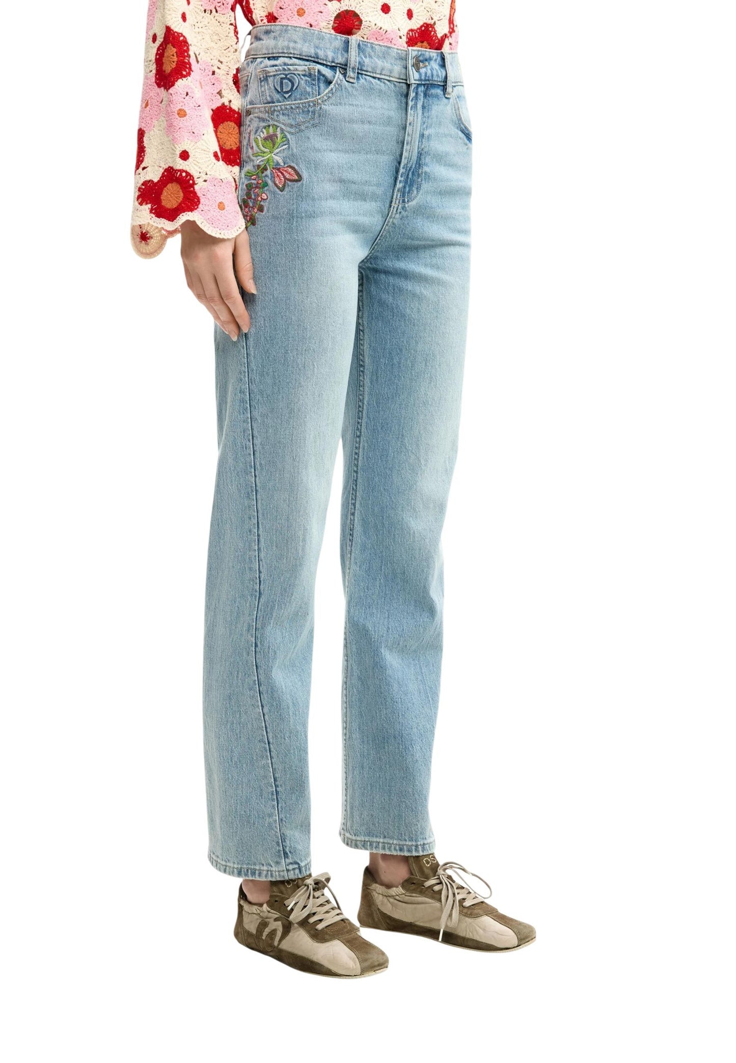 Desigual Jeans Donna Desigual 26SWDD30 light blue  light blue
