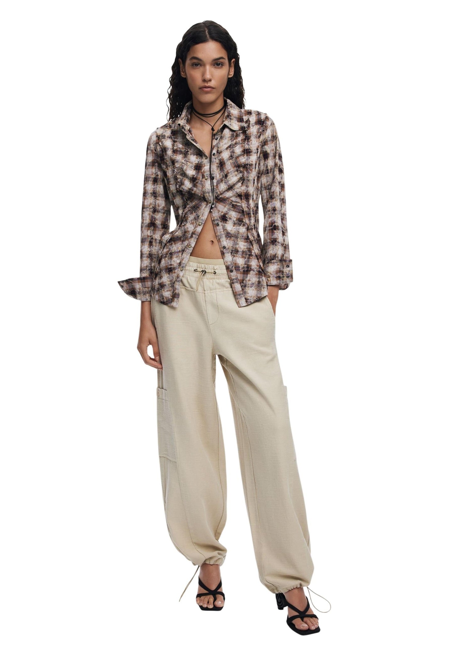 Desigual Camicia Donna Desigual 25WWCW11 brown  brown