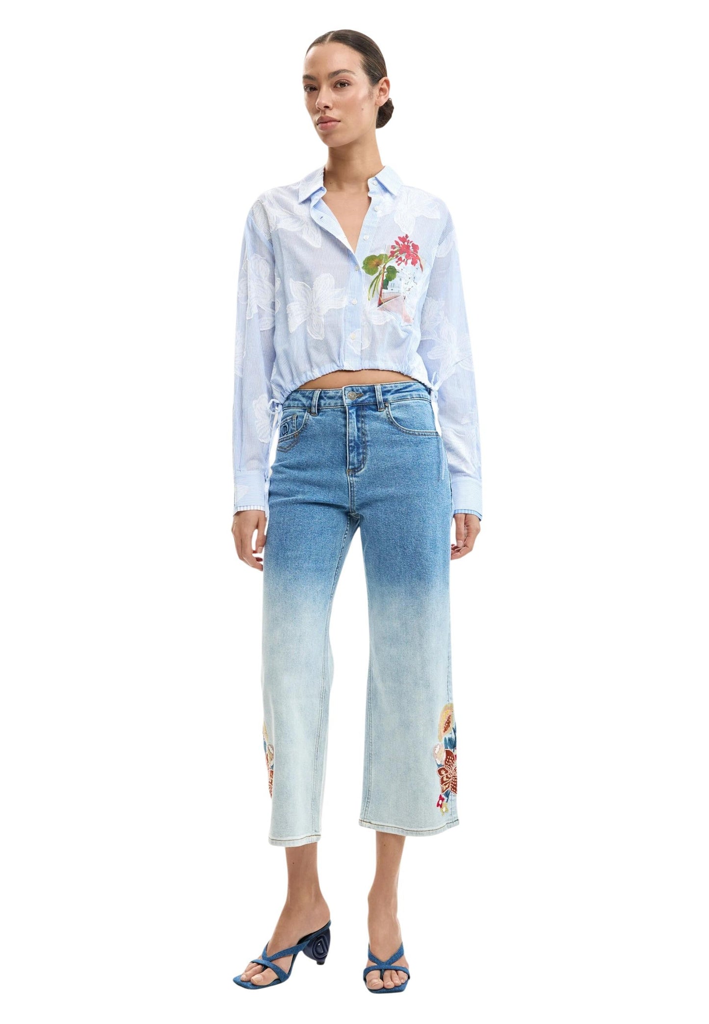 Desigual Camicia Donna Desigual 26SWCW28 light blue  light blue